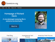 Tablet Screenshot of geomicro.org